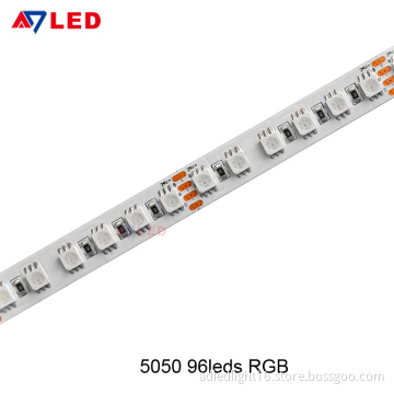 Adled Light 5m 10m 20m 30m 40m 50m 100m 200m 24vdc 96leds 5050 smd color changing rgb led light strip